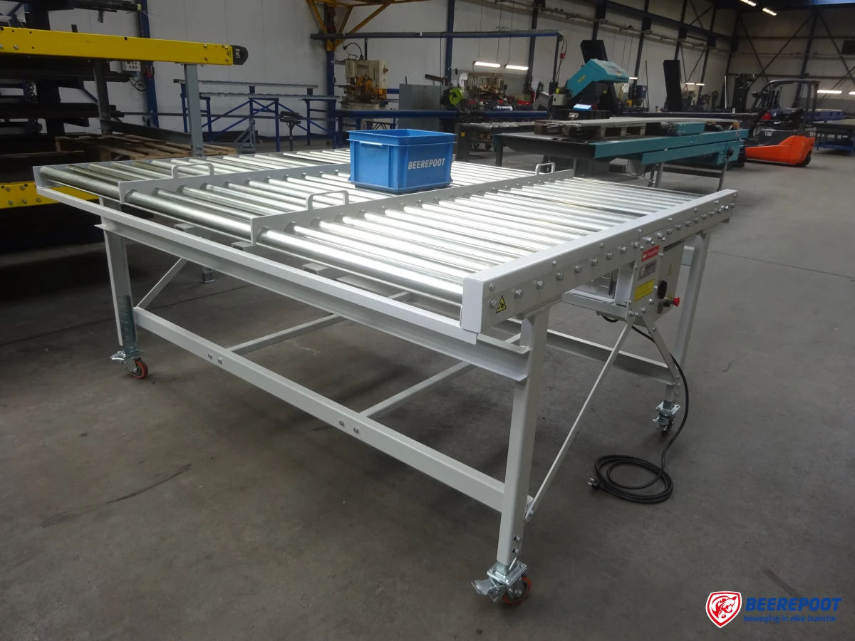 Aanvoerbanen laminop tegels